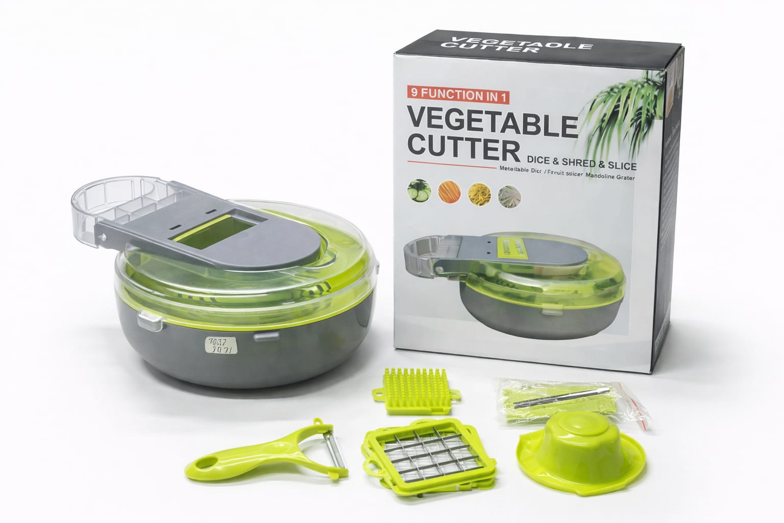 Gemüseschneider 9-in-1 mit Schüssel